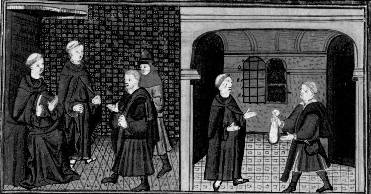 Decameron, Un inquisitore interroga un uomo; l