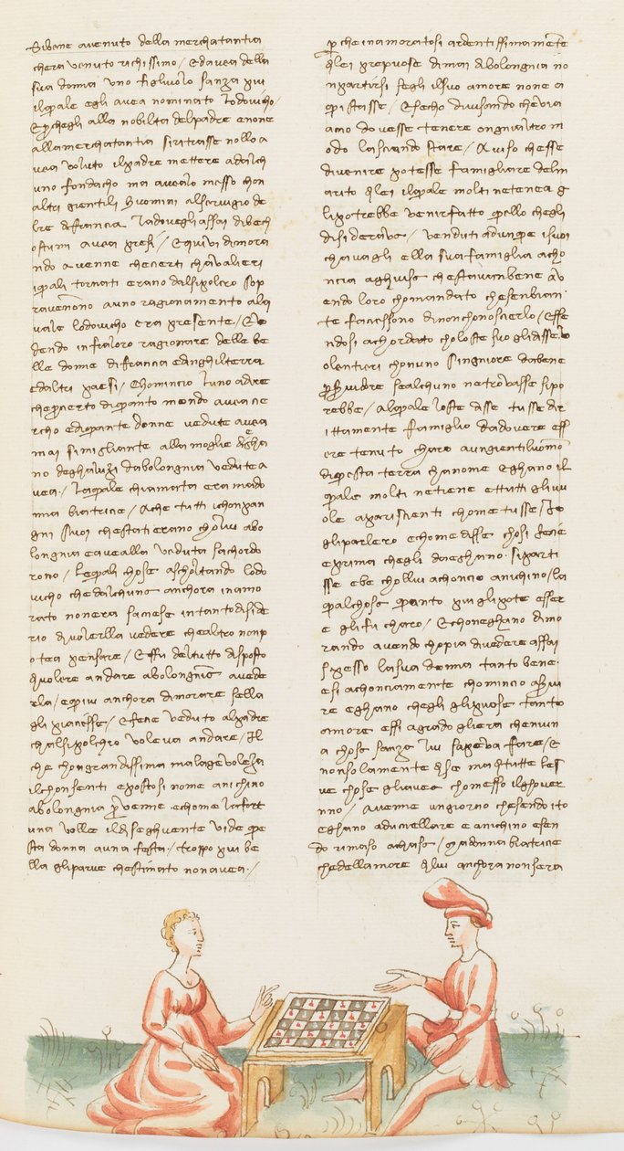 Decameron, Una raffica di legna verde: Anichino e Beatrice Galluzzi , Settimo giorno, racconto 7. da Giovanni Boccaccio
