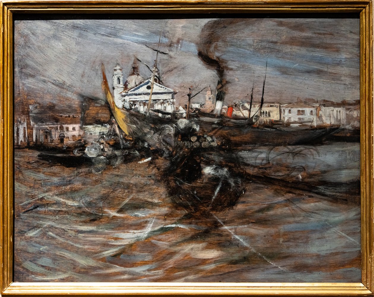 Barche a Venezia da Giovanni Boldini