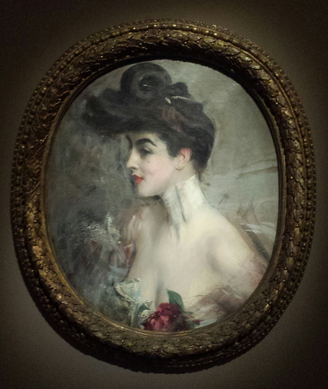 Boldini - Ritratto di Mme X., con collare di perline da Giovanni Boldini