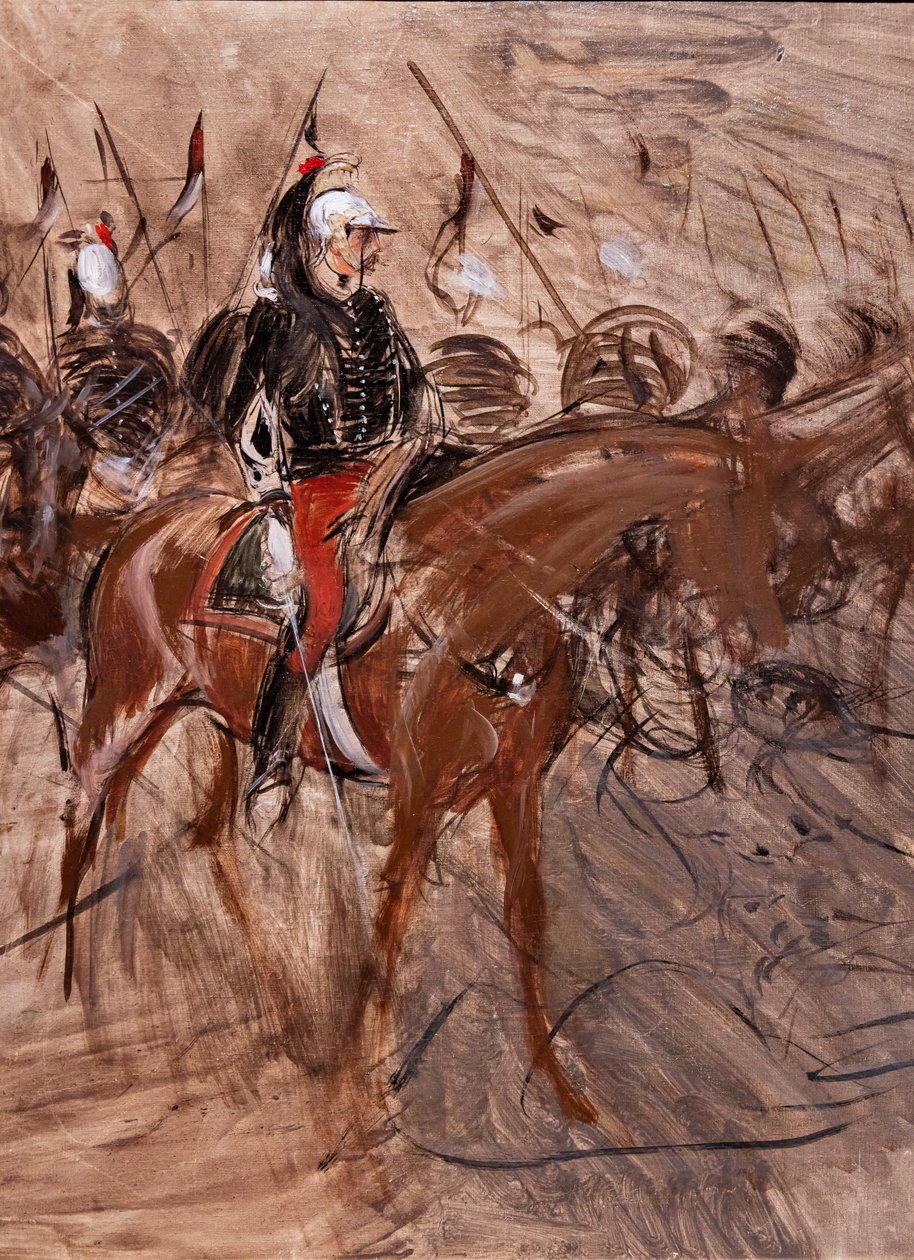 Dragoni a cavallo da Giovanni Boldini