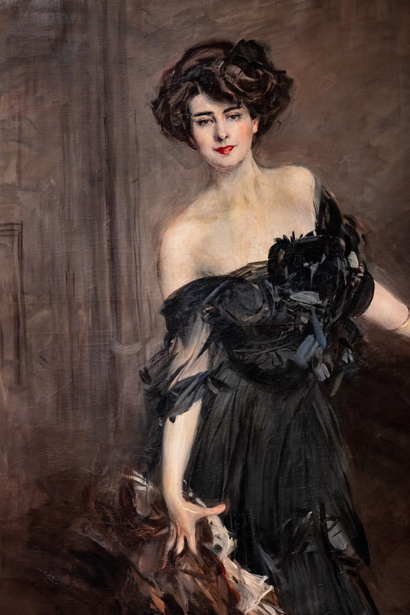 Mademoiselle de Nemidofft (dettaglio) da Giovanni Boldini