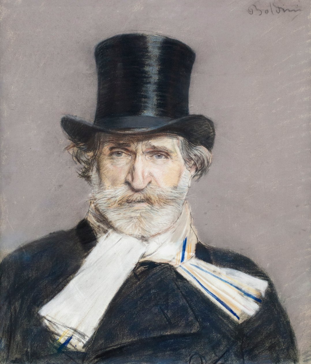 Ritratto di Giuseppe Verdi da Giovanni Boldini