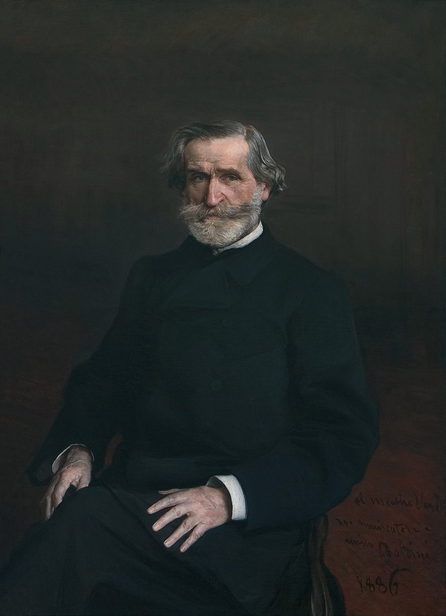 Ritratto di Giuseppe Verdi da Giovanni Boldini