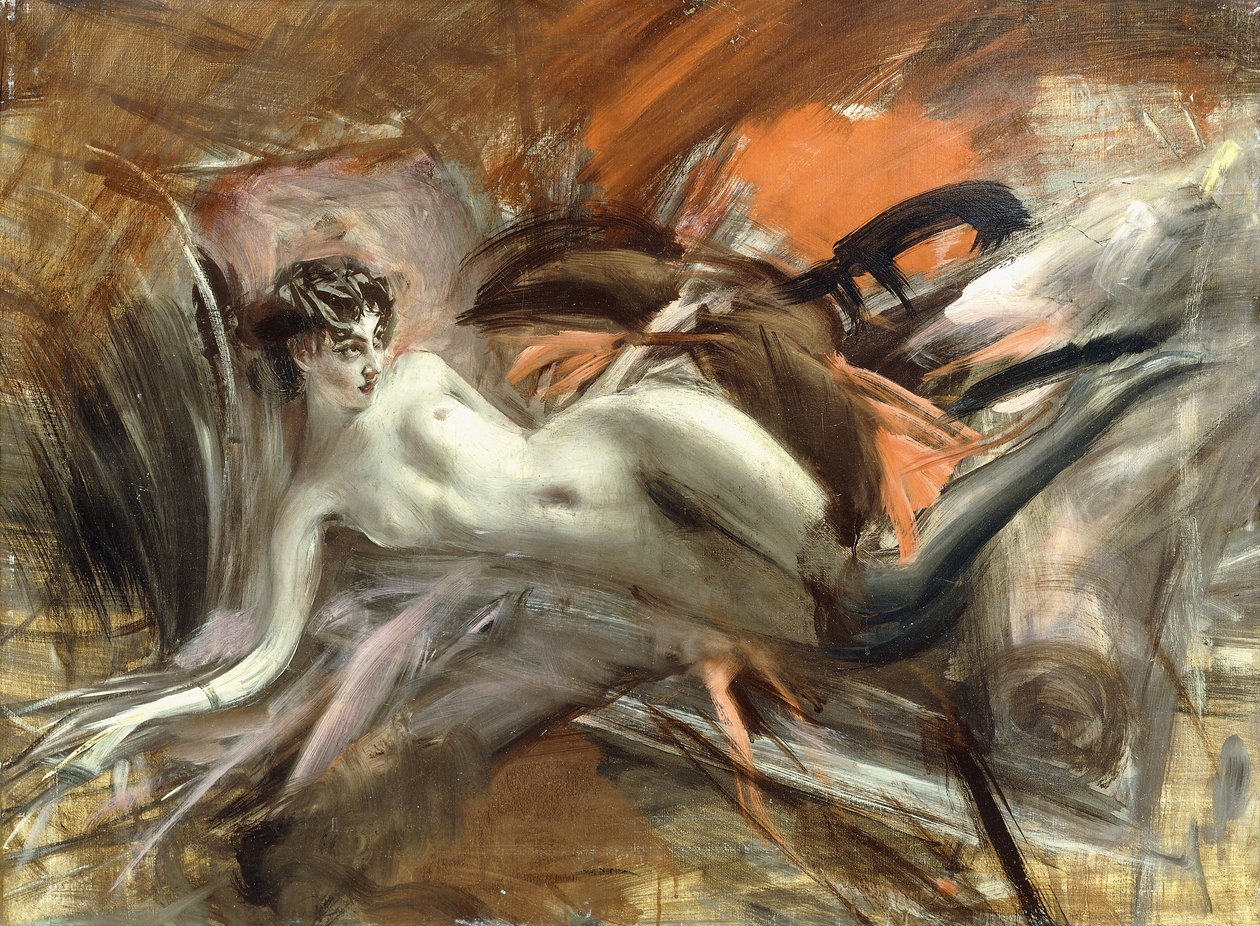 Nudo reclinato da Giovanni Boldini