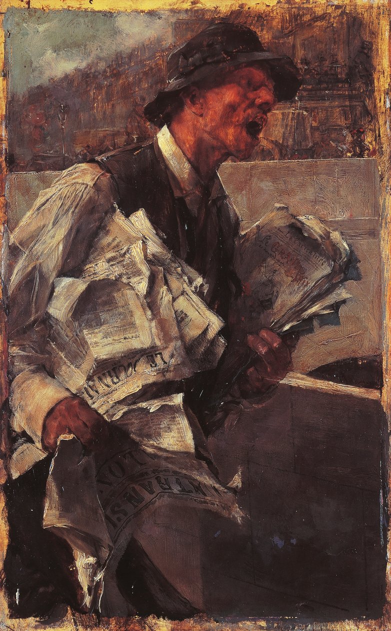 Il giornalaio parigino da Giovanni Boldini