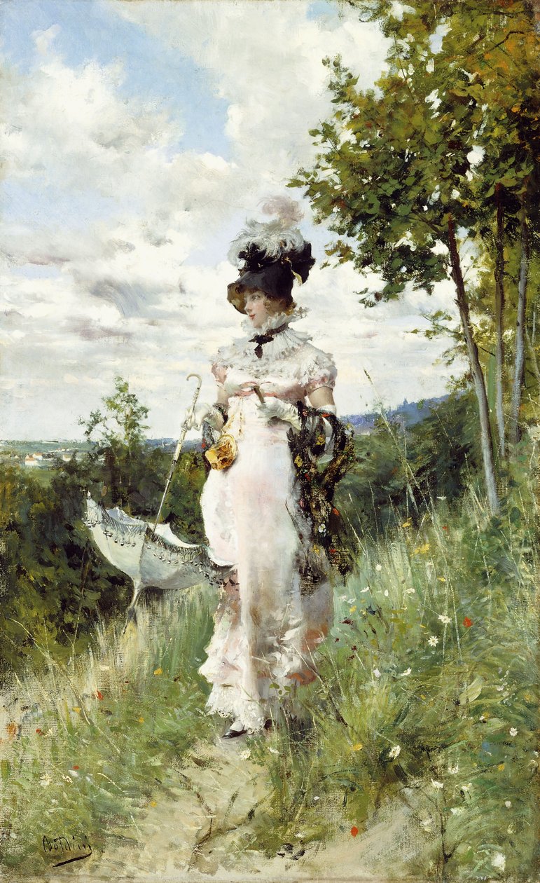 La passeggiata estiva da Giovanni Boldini