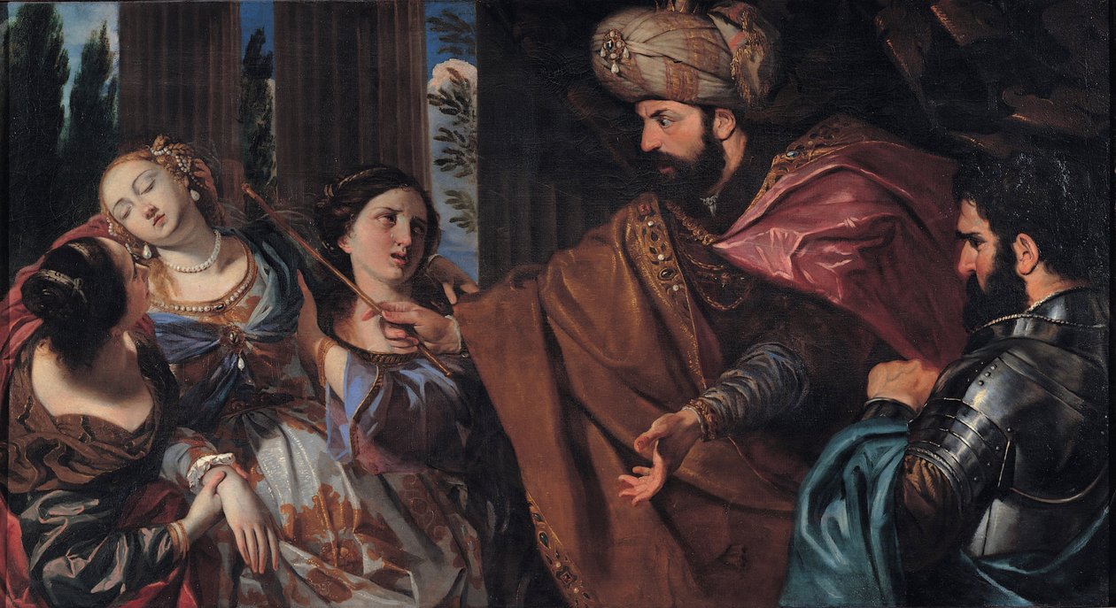 Ester davanti ad Assuero, tra il 1660 e il 1670 da Giovanni Bonatti