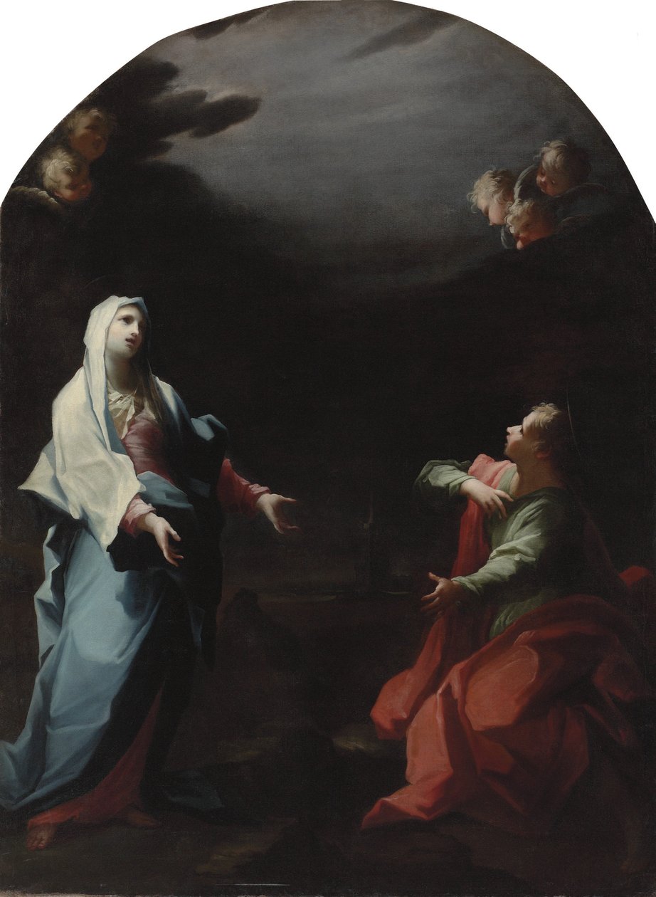 La Madonna e San Giovanni Evangelista | Stampa d'arte