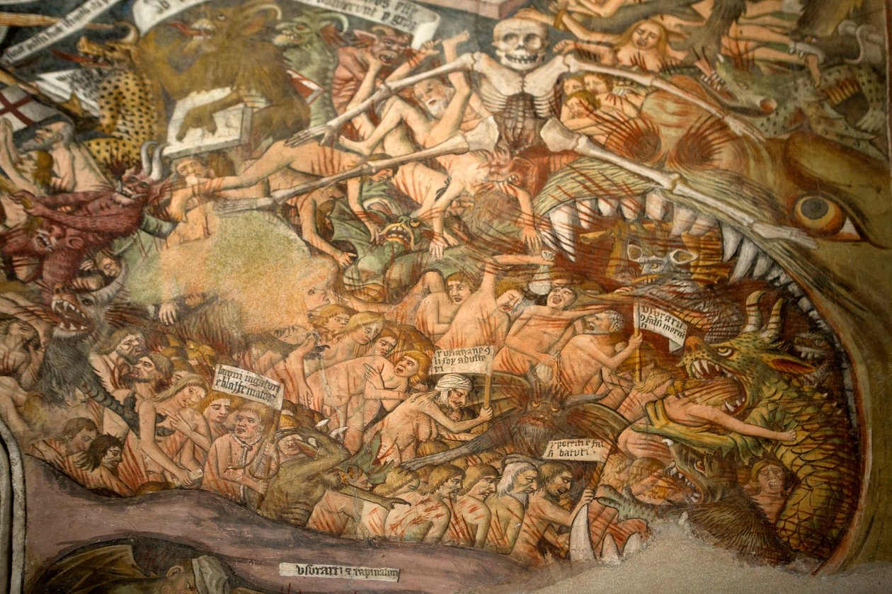 Giudizio Universale, c.1492 (dettaglio) da Giovanni Canavesio