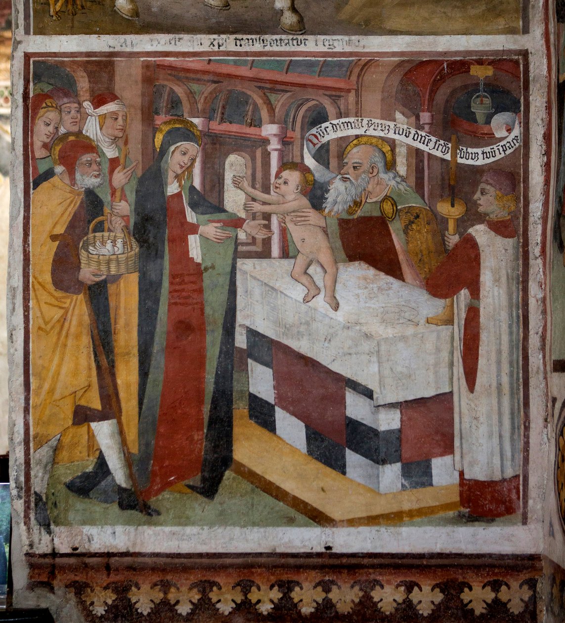 Presentazione di Gesù al Tempio, 1492 da Giovanni Canavesio