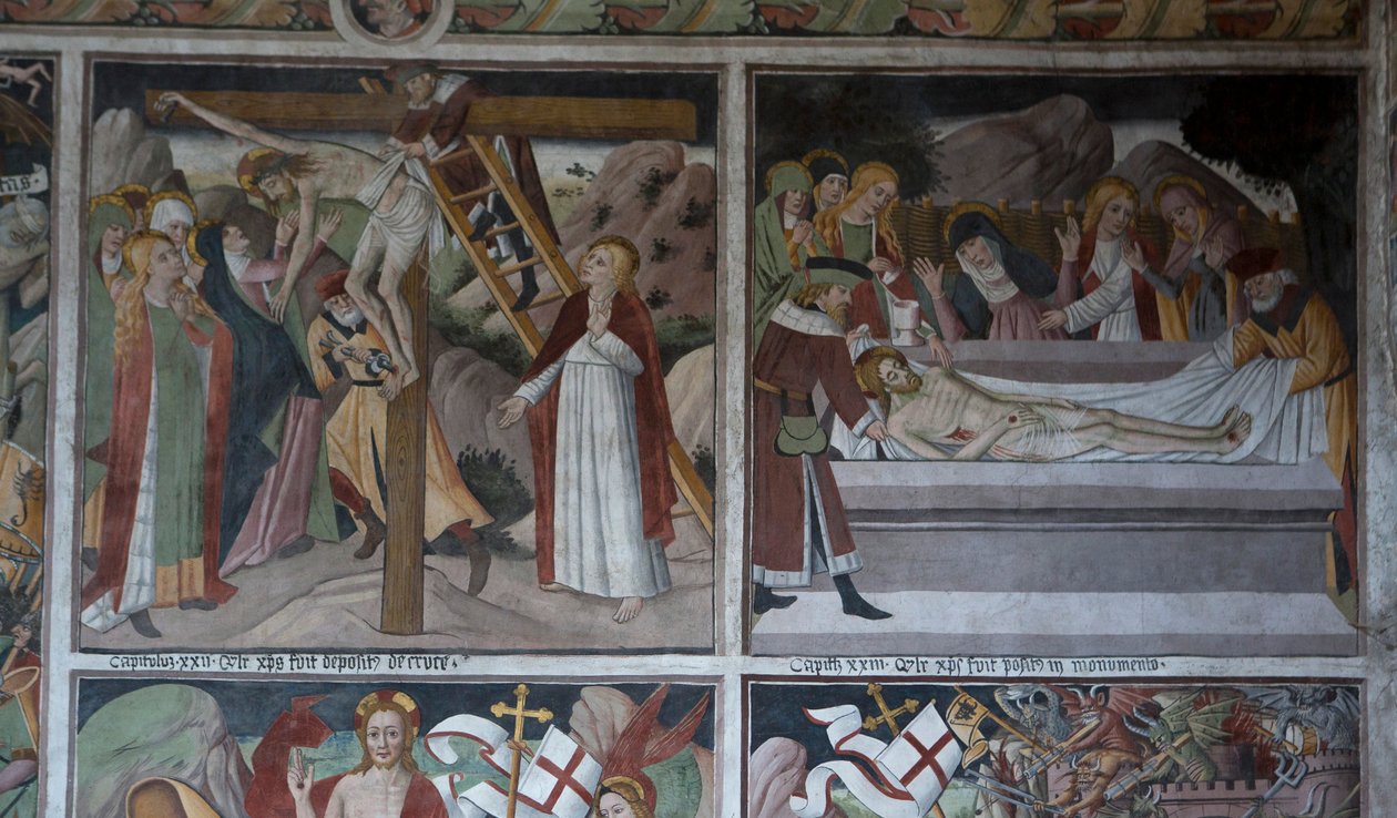 Scene della Passione di Cristo, c.1492 (affresco) da Giovanni Canavesio