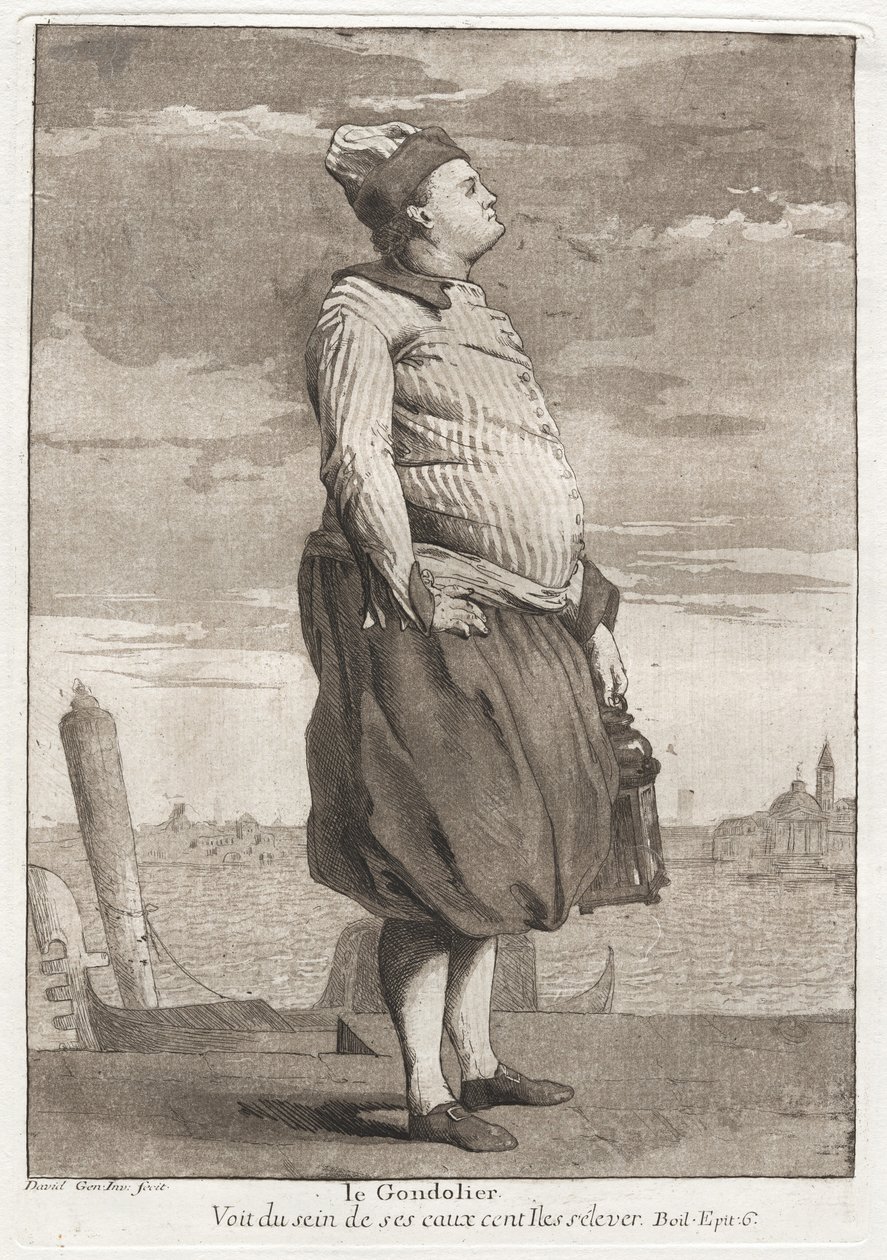 Il gondoliere da Giovanni David