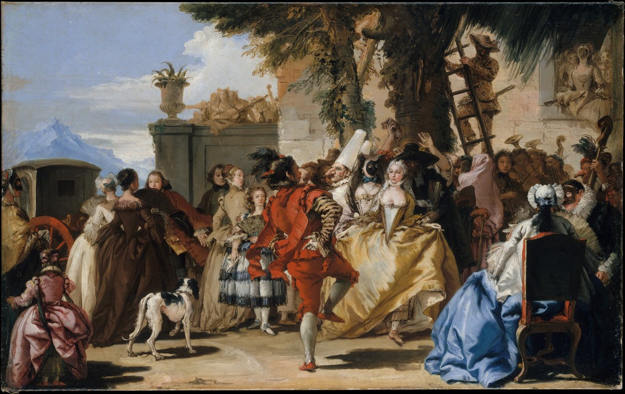 Una danza in campagna da Giovanni Domenico Tiepolo