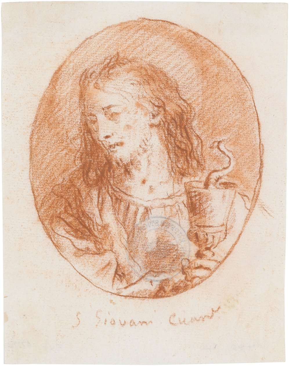 Der heilige Johannes Evangelist da Giovanni Domenico Tiepolo