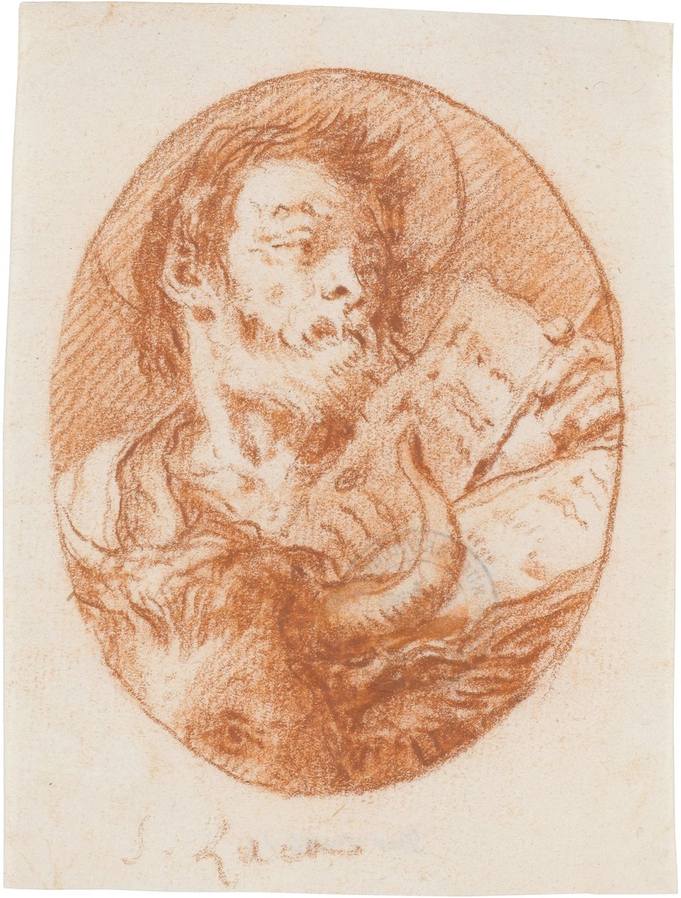 Der heilige Lukas da Giovanni Domenico Tiepolo