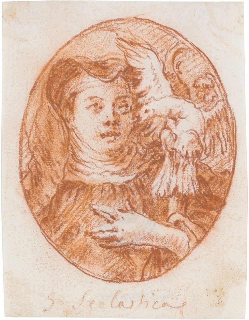 Die hl. Scholastika da Giovanni Domenico Tiepolo