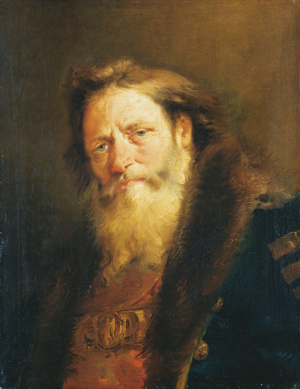 Testa di un anziano da Giovanni Domenico Tiepolo
