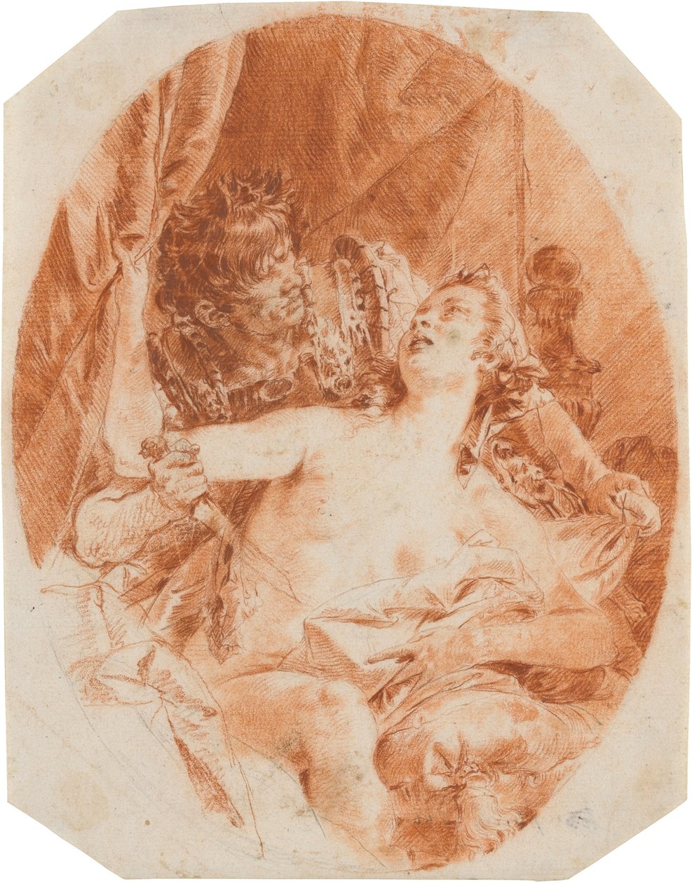 Juno Lucina werden Geschenke überreicht da Giovanni Domenico Tiepolo