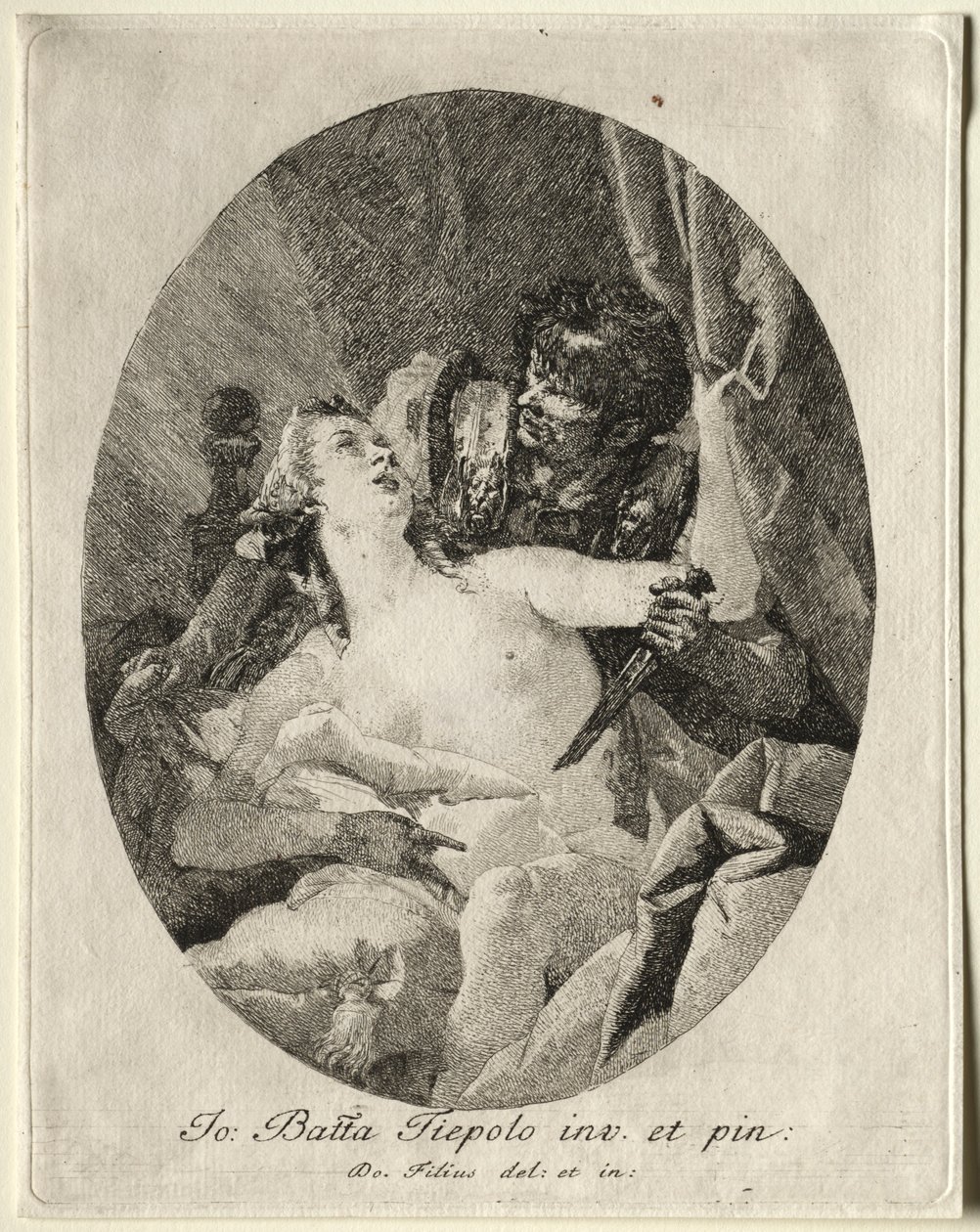 Tarquinio e Lucrezia da Giovanni Domenico Tiepolo
