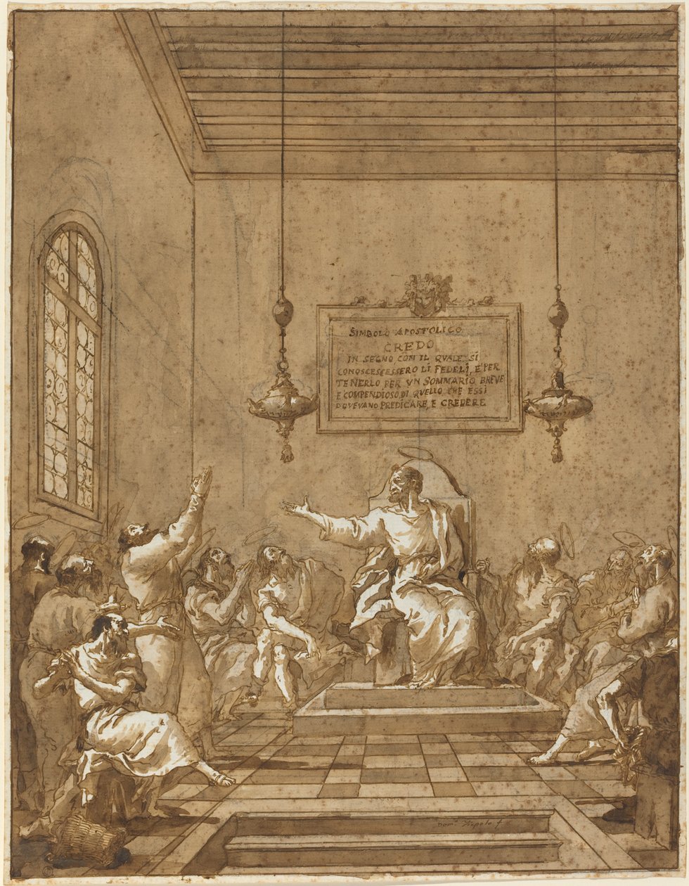 Il Credo degli Apostoli da Giovanni Domenico Tiepolo