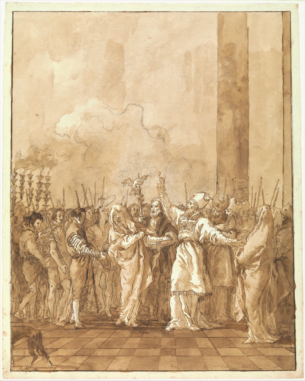 Die Verlobung der Jungfrau da Giovanni Domenico Tiepolo