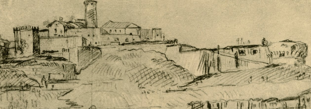 La Cittadella di Brescia, metà-fine XVIII secolo, 1928 da Giovanni Domenico Tiepolo
