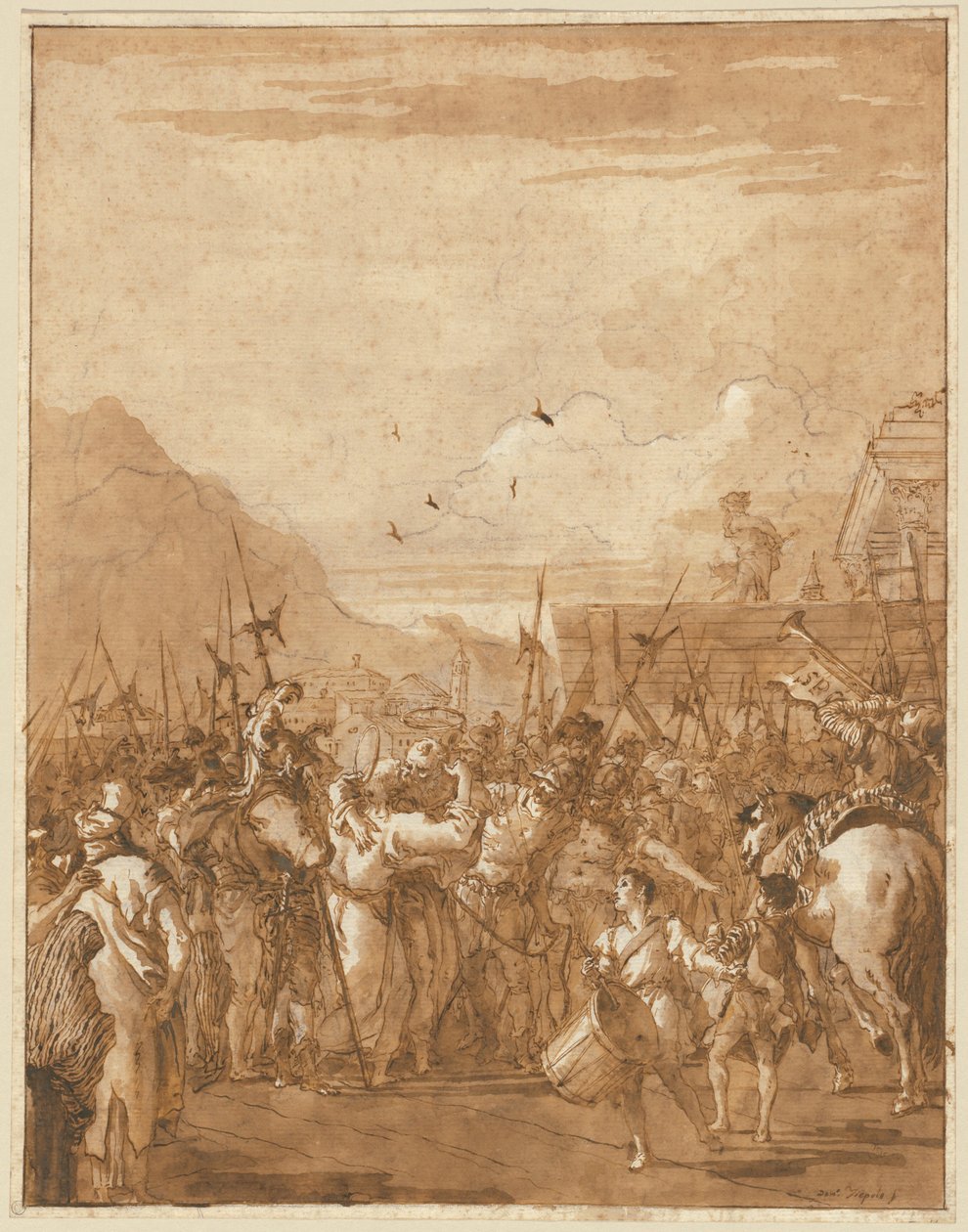 La separazione dei santi Pietro e Paolo da Giovanni Domenico Tiepolo