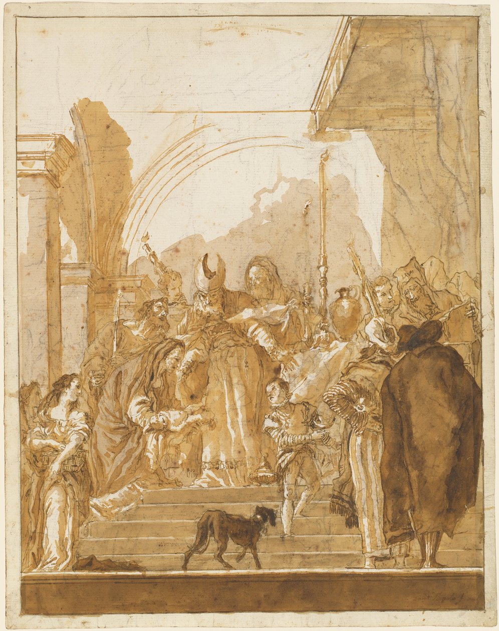 La presentazione al tempio da Giovanni Domenico Tiepolo