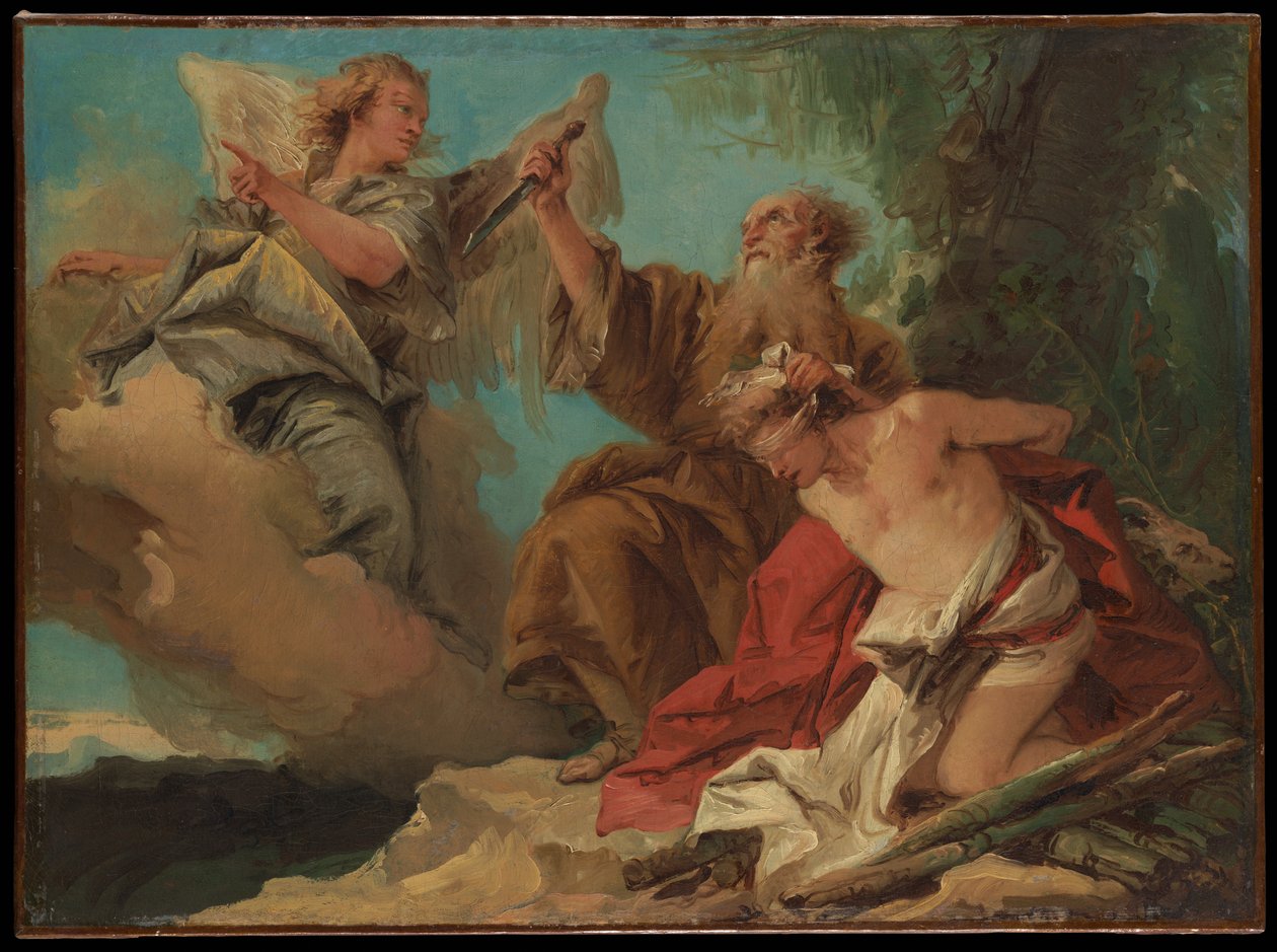Il sacrificio di Isacco da Giovanni Domenico Tiepolo