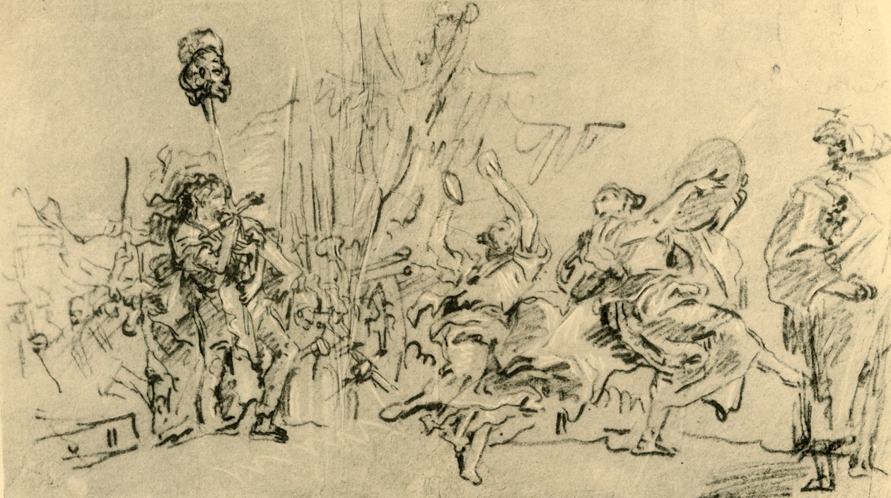 Il trionfo di Davide da Giovanni Domenico Tiepolo