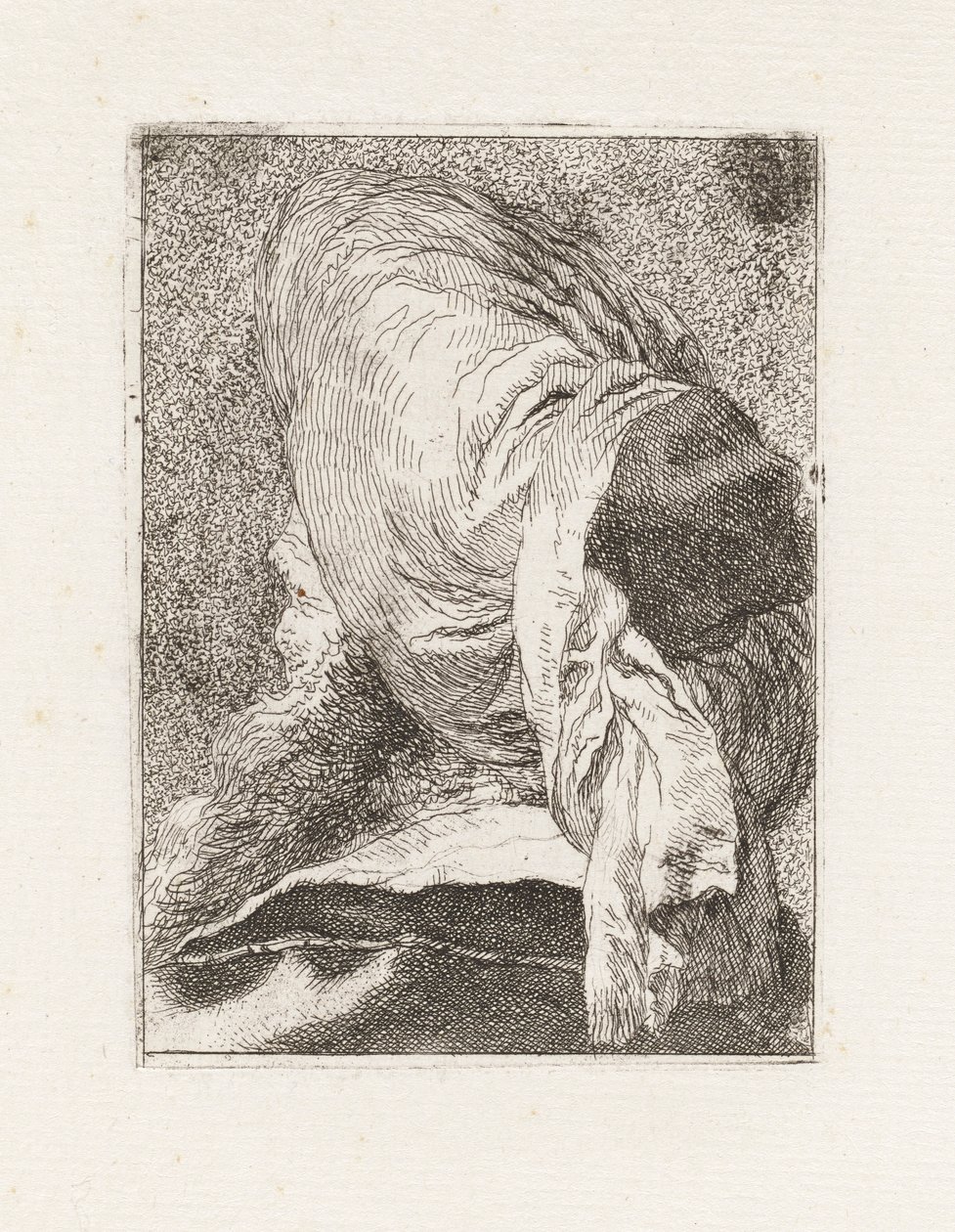 Turco visto da dietro, dalla Raccolta di Teste da Giovanni Domenico Tiepolo