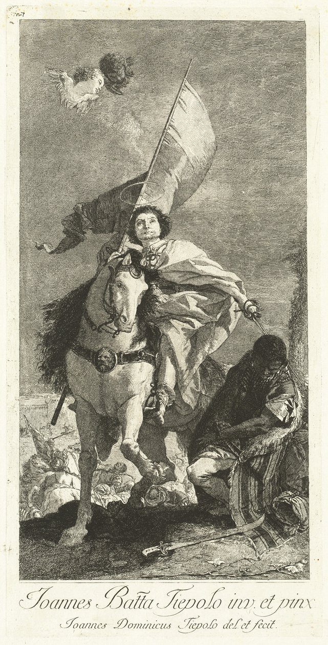 San Giacomo di Compostela da Giovanni Domenico Tiepolo after Giovanni Battista Tiepolo