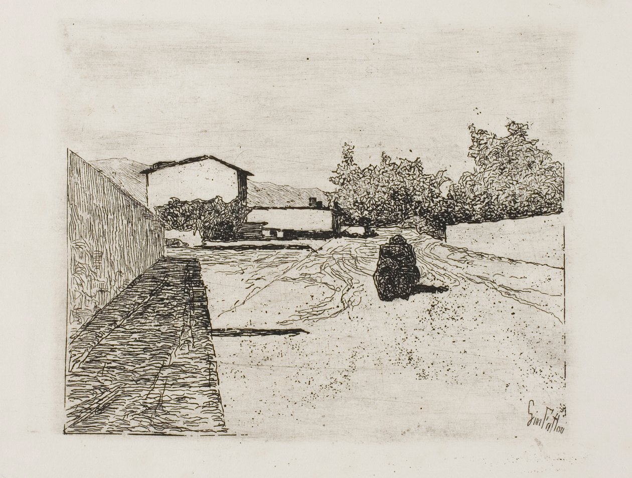 Una strada da Giovanni Fattori