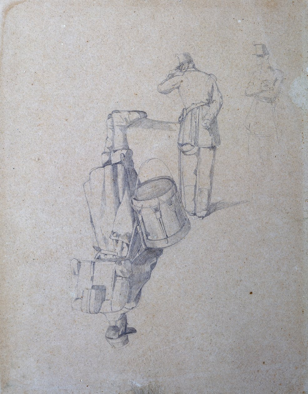Tamburino e due soldati da Giovanni Fattori
