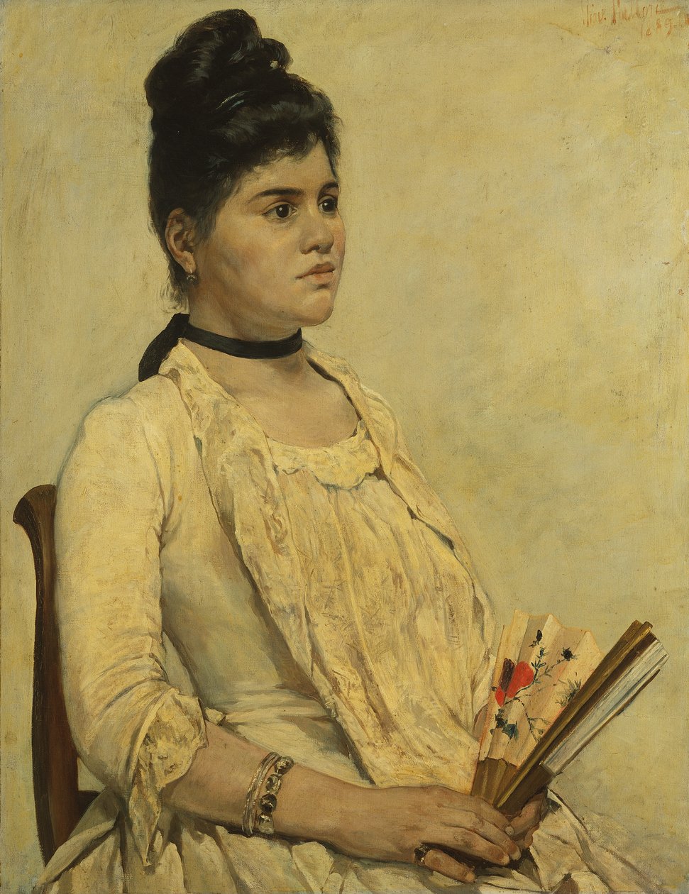 Ritratto della figliastra da Giovanni Fattori