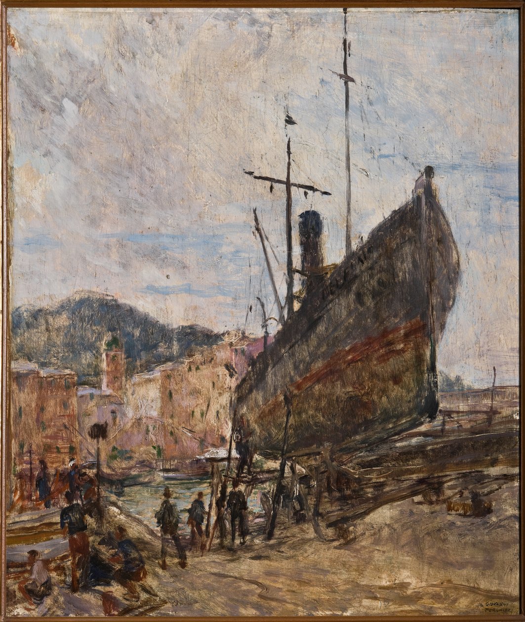 Porto e barca da Giovanni Forghieri