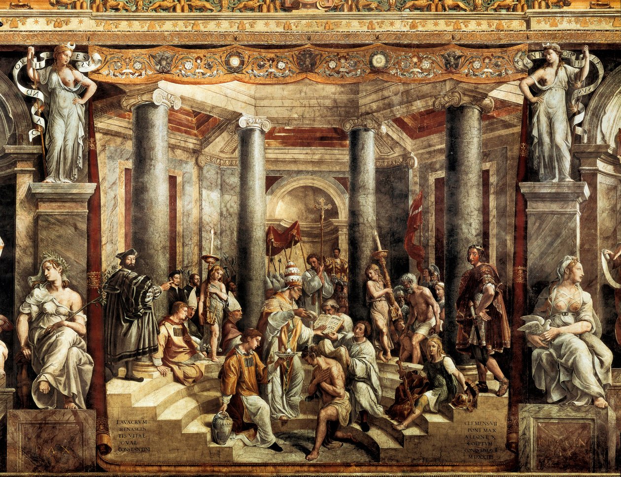 Il Battesimo di Costantino da Giovanni Francesco (c.1488 1528) Penni