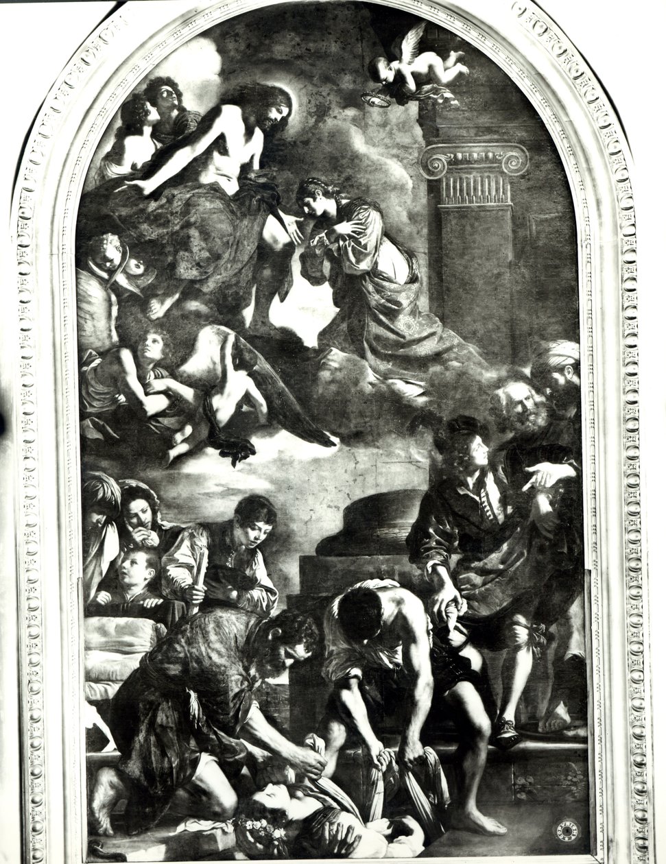 La Sepoltura di Santa Petronilla da Giovanni Francesco Barbieri