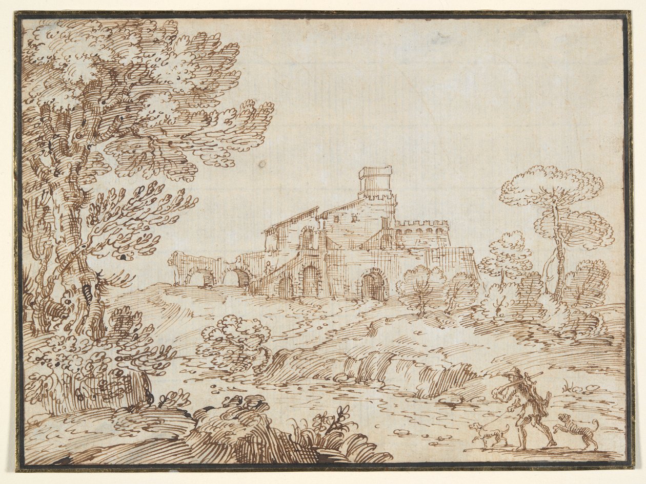 Terme di Caracalla da Giovanni Francesco Grimaldi