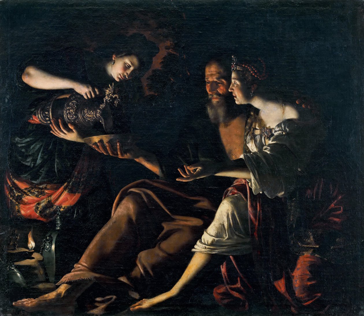 Lot e le sue figlie, 1617 da Giovanni Francesco Guerrieri
