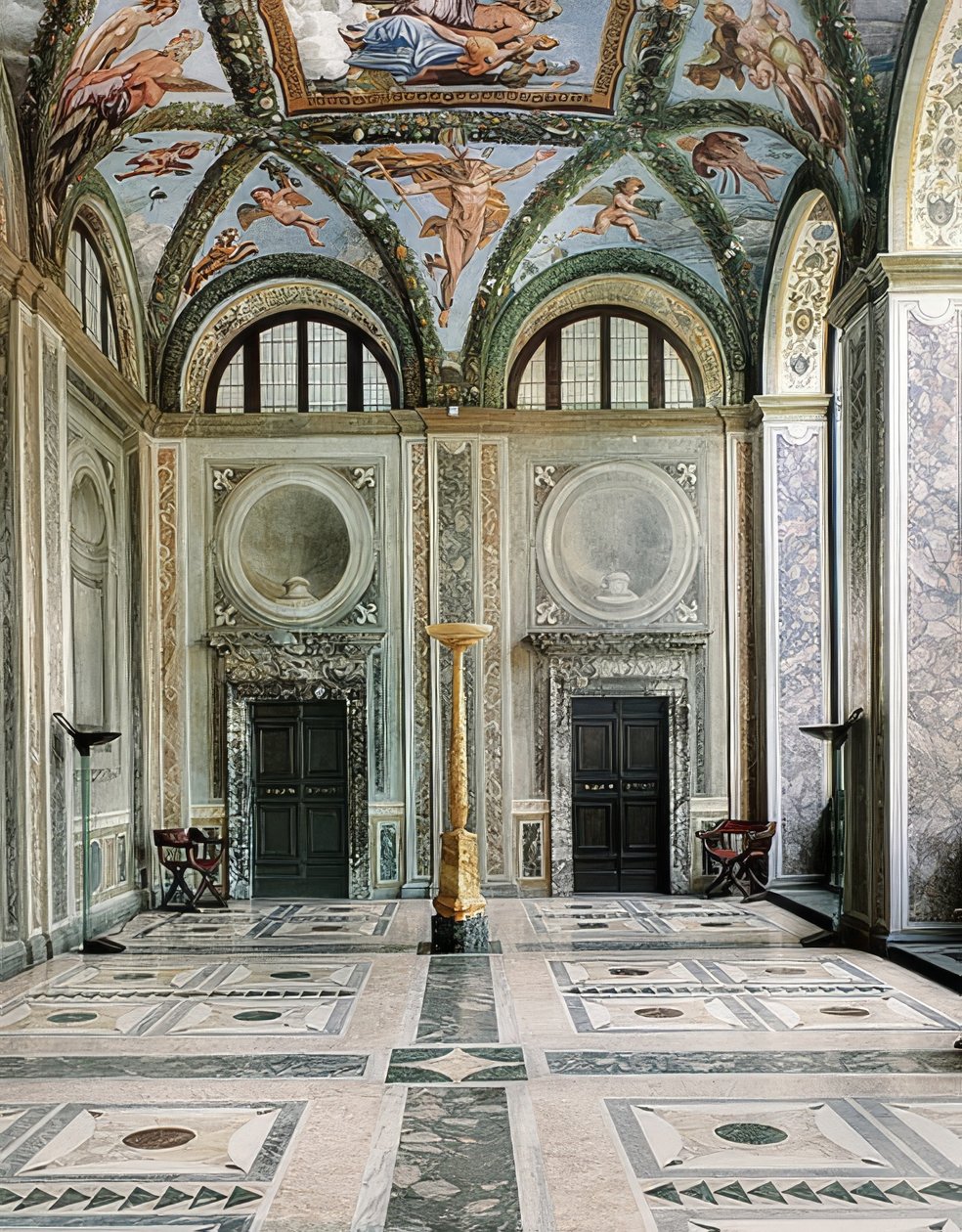 La loggia di Amore e Psiche, lato ovest della Villa Farnesina, piano terra da Giovanni Francesco Penni
