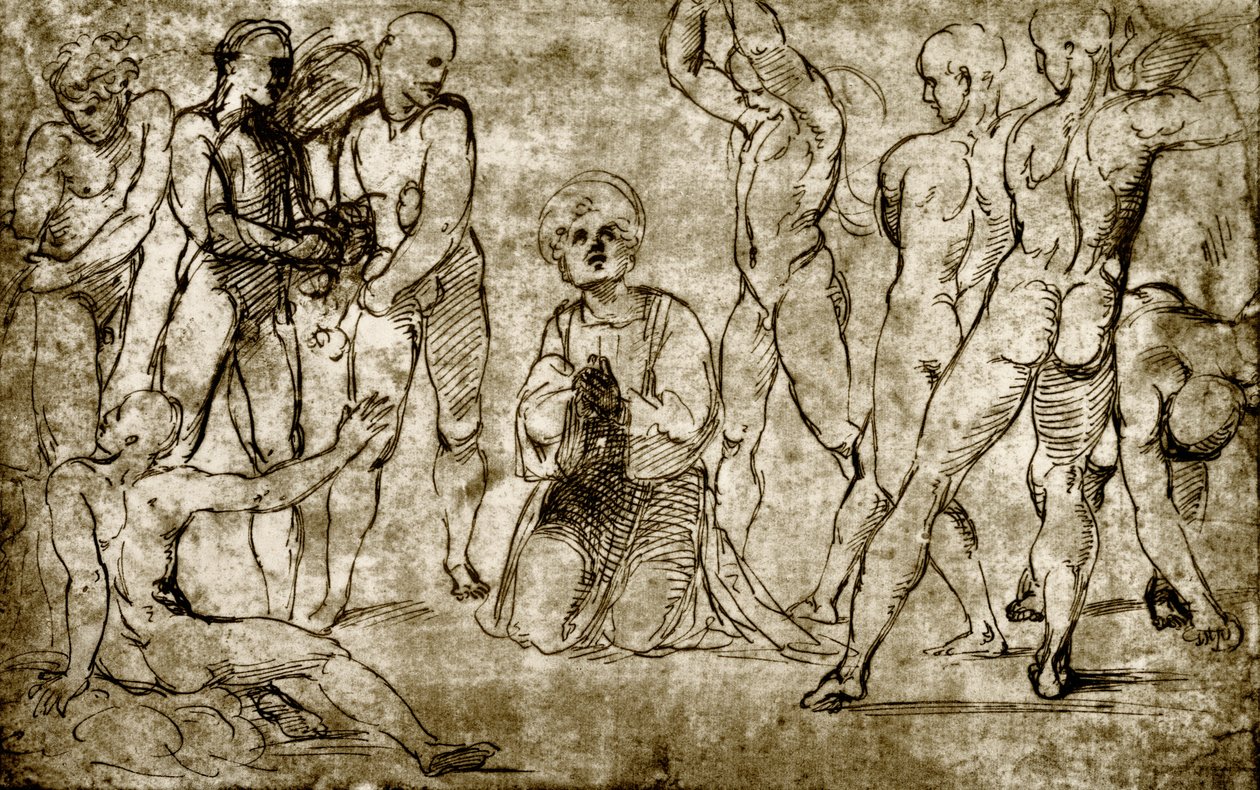 Lapidazione di Santo Stefano da Giovanni Francesco Penni