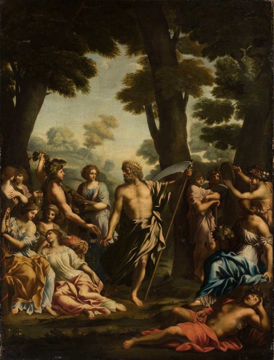 Saturno e le Muse da Giovanni Francesco Romanelli
