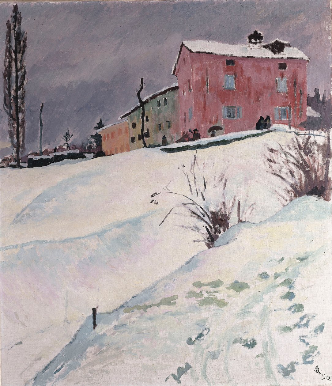 La Casa Rossa, 1912 da Giovanni Giacometti