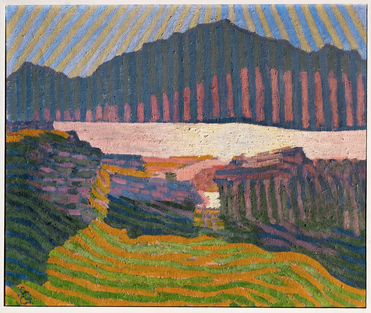 Vista di Capolago da Giovanni Giacometti