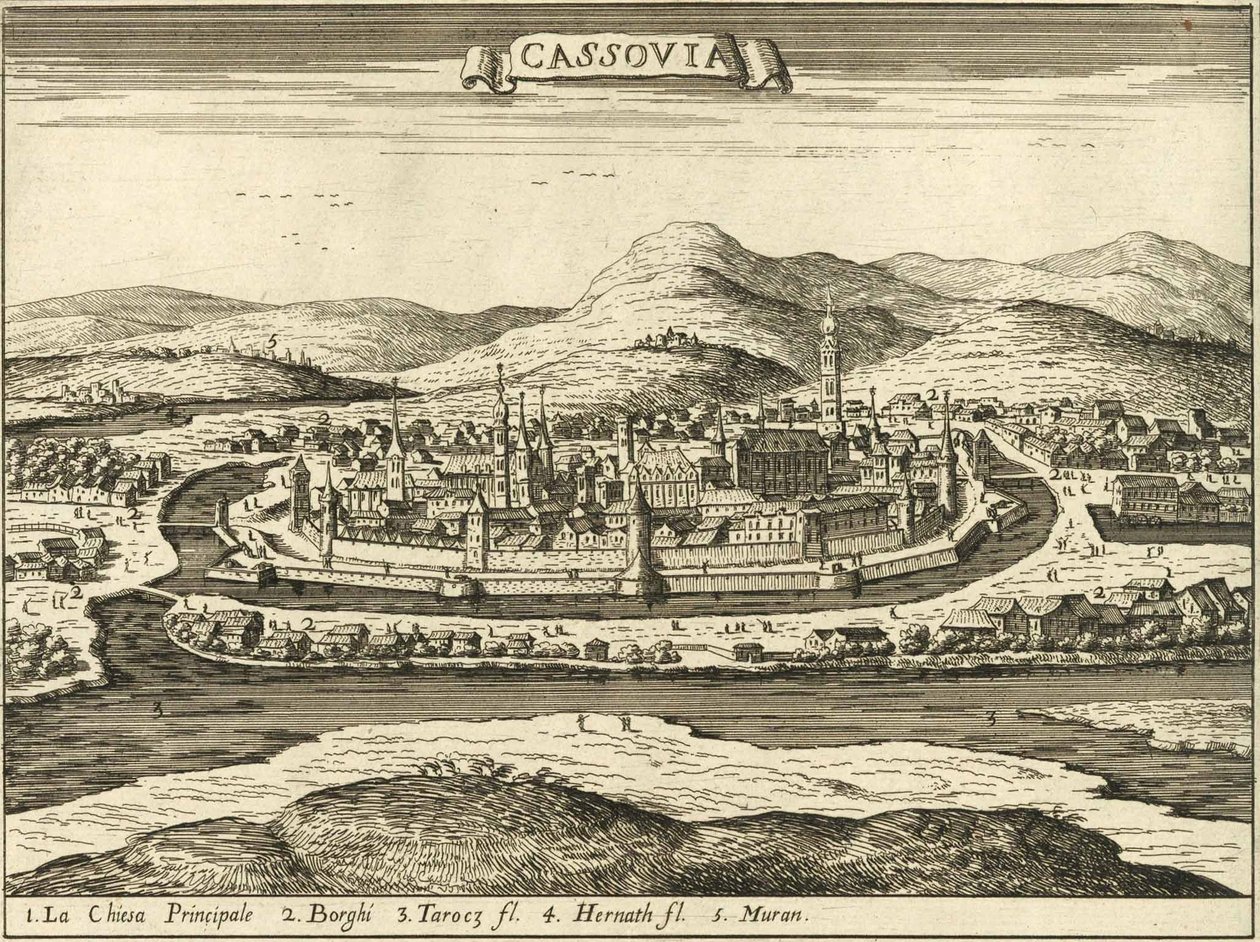 Castello di Košice (Giovanni Giacomo De Rossi, 1683) da Giovanni Giacomo De Rossi
