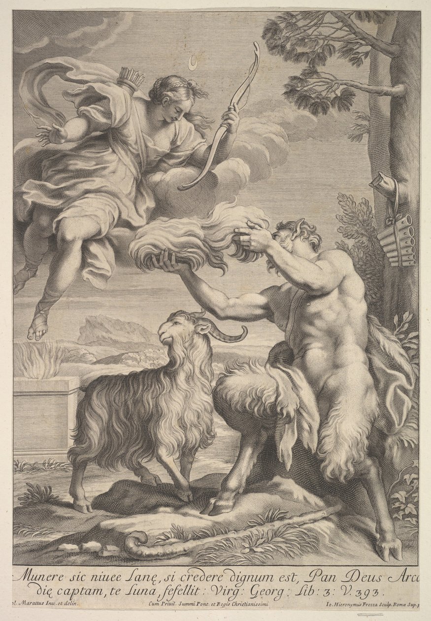 Pan Ingannato da Diana da Giovanni Girolamo Frezza