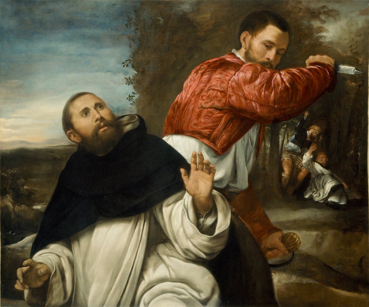 La morte di San Pietro Martire da Giovanni Girolamo Savoldo