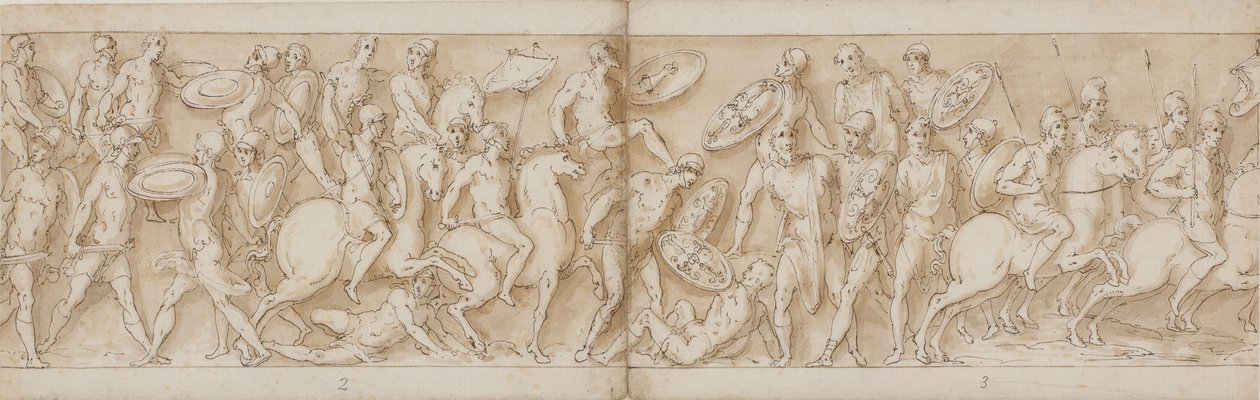 Attacco romano (fine del LXXVI); i capi barbari vengono fatti prigionieri (LXXVII); partenza per una battaglia con i Sarmati (inizio del LXXVIII) da Giovanni Guerra